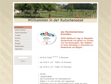 Tablet Screenshot of die-kutschen-oase.eu